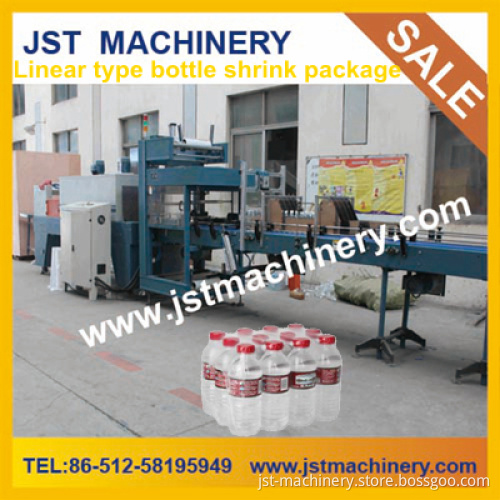 Linear Type Water Bottle Shrink Package Machine / Machinery / Equipment